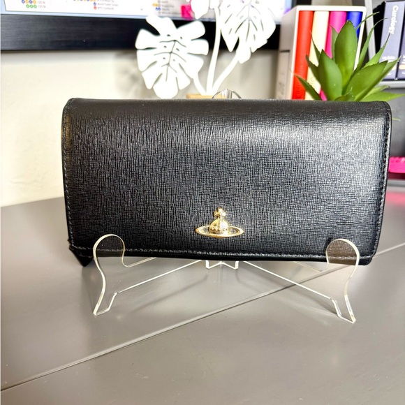 Vivienne Westwood Handbags - Vivienne Westwood Black Women's Wallet # 377